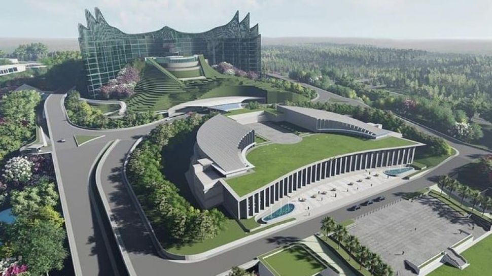Visualisasi Pembangunan Istana Ibukota Negara Baru di Kalimantan, Sumber: Google